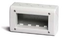 Четырехмодульная - настенные коробки для электроустановочных изделий серии Viva IP40